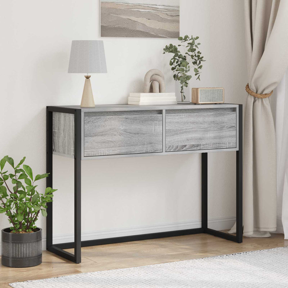 vidaXL End Table 100 x 36 x 75 cm Engineered Wood