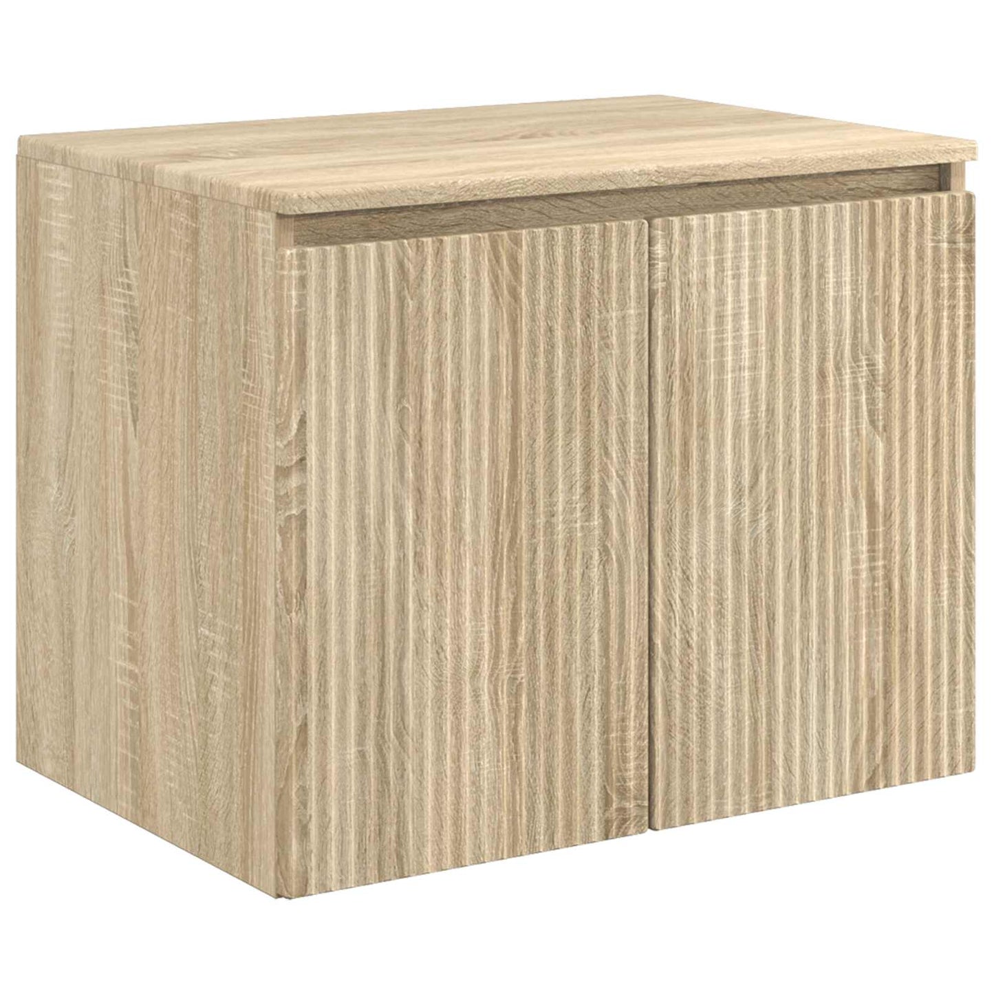 vidaXL Bathroom Cabinet Set 3 pcs Sonoma Oak 49.5 x 44.5 x 65 cm 5
