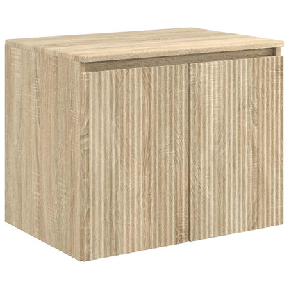 vidaXL Bathroom Cabinet Set 3 pcs Sonoma Oak 49.5 x 44.5 x 65 cm 5