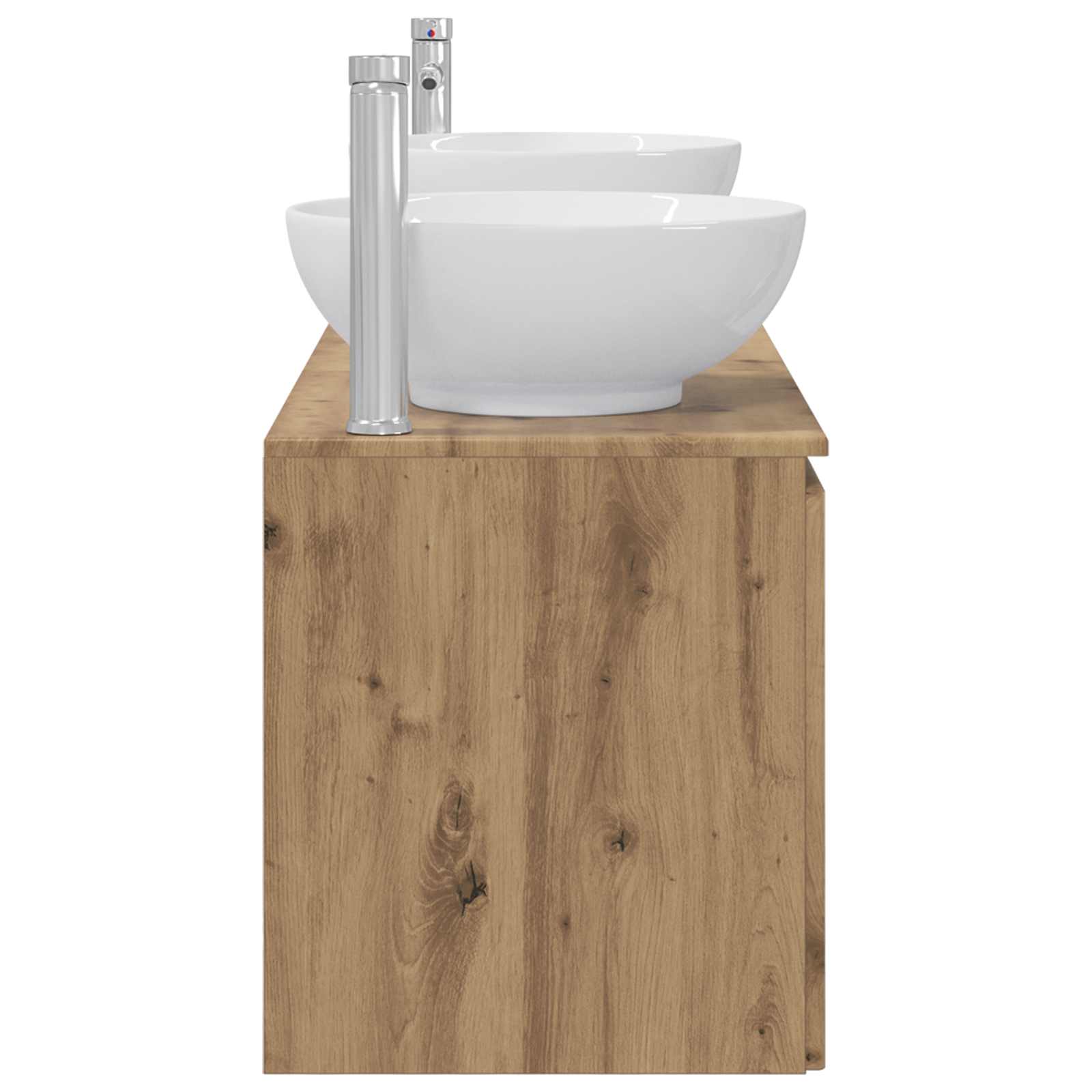 vidaXL Bathroom Cabinet Set 3 pcs Artisan Oak 49.5 x 44.5 x 65 cm 6
