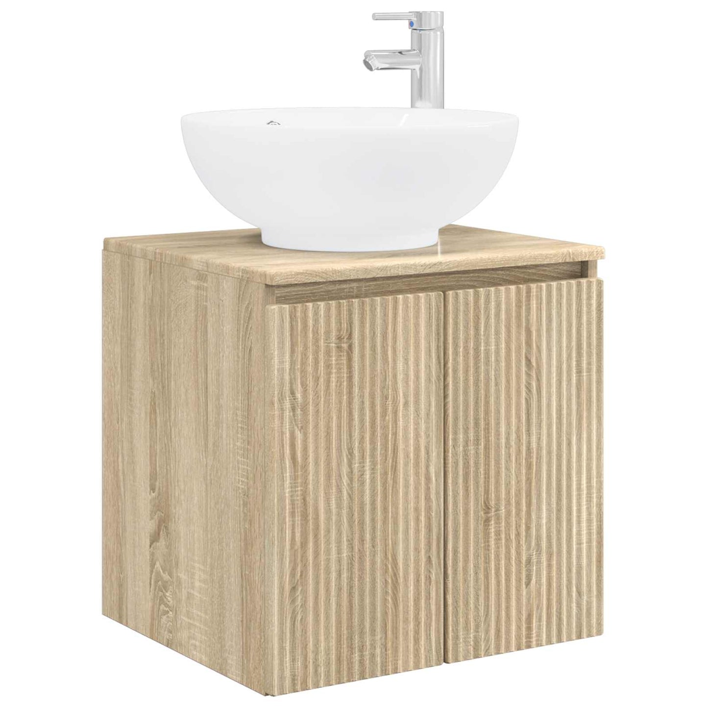 vidaXL Bathroom Cabinet Set 3 pcs Sonoma Oak 49.5 x 44.5 x 65 cm 5