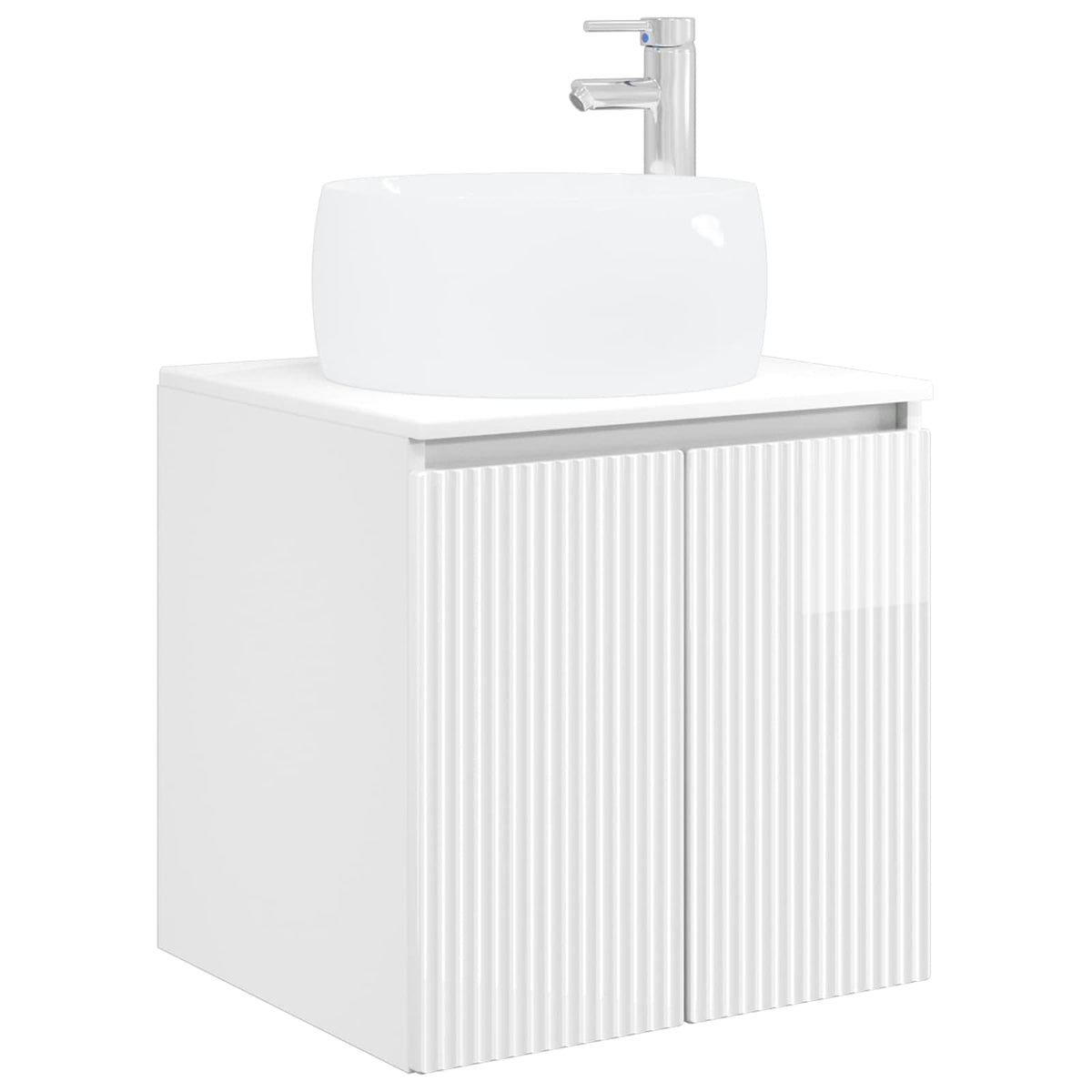 Bathroom Cabinet Set 3 pcs 161.5 x 44.5 x 80 cm High gloss white