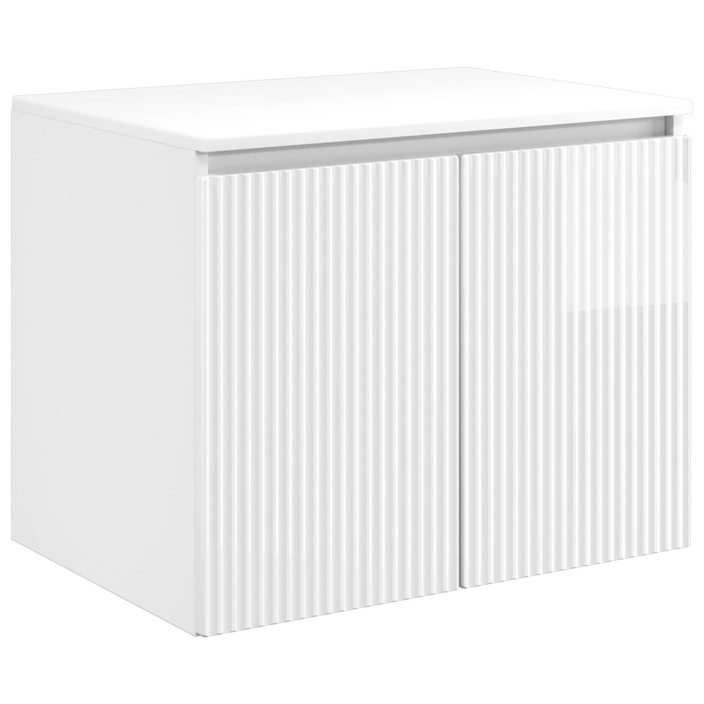 vidaXL Bathroom Cabinet Set 3 pcs High Gloss White 49.5 x 44.5 x 66 cm 5