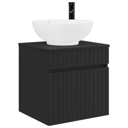 vidaXL Bathroom Cabinet Set 3 pcs Black 49 x 44.5 x 66.5 cm 4