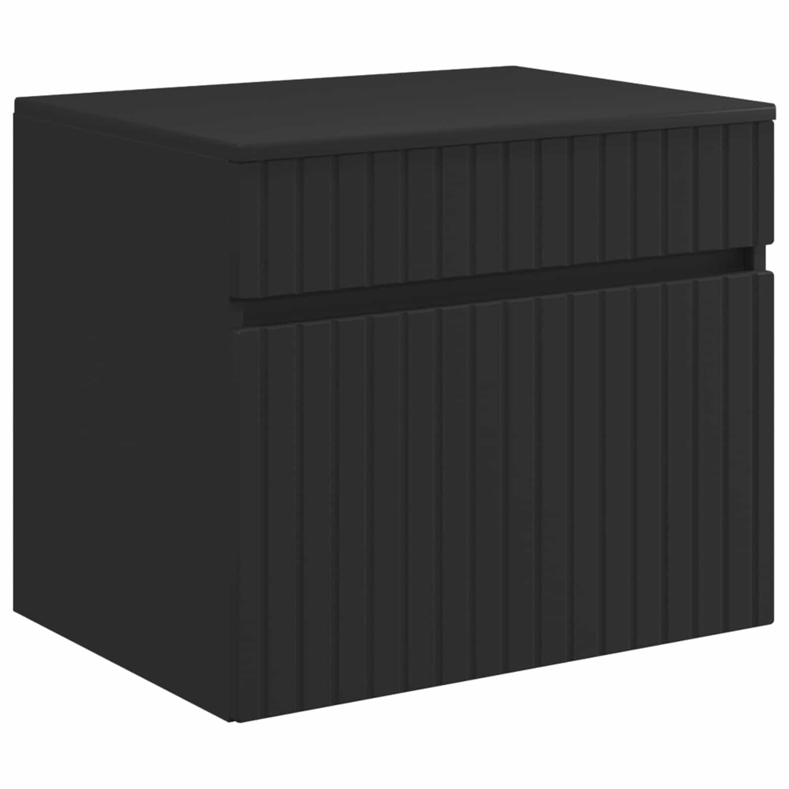vidaXL Bathroom Cabinet Set 3 pcs Black 49 x 44.5 x 66.5 cm 5
