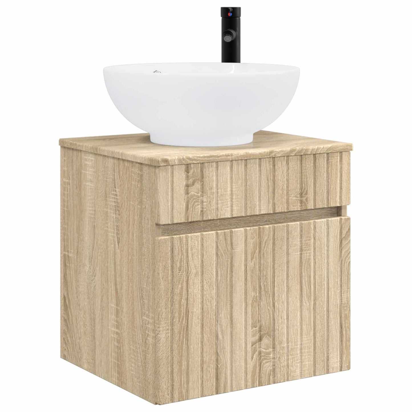vidaXL Bathroom Cabinet Set 3 pcs Sonoma Oak 49 x 44.5 x 66.5 cm 4