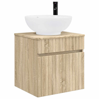 vidaXL Bathroom Cabinet Set 3 pcs Sonoma Oak 49 x 44.5 x 66.5 cm 4