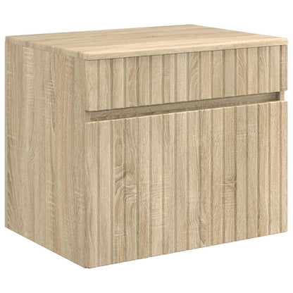 vidaXL Bathroom Cabinet Set 3 pcs Sonoma Oak 49 x 44.5 x 66.5 cm 5
