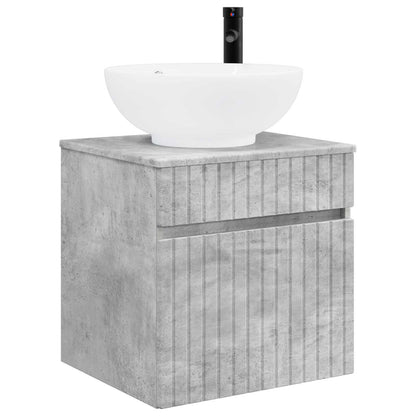 vidaXL Bathroom Cabinet Set 3 pcs Concrete Grey 49 x 44.5 x 66.5 cm 4
