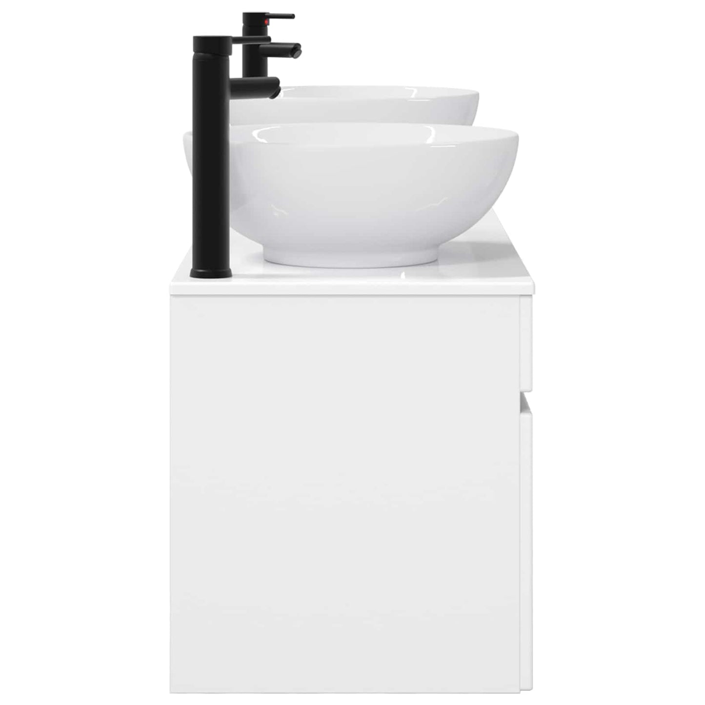 vidaXL Bathroom Cabinet Set 3 pcs High Gloss White 49 x 44.5 x 66.5 cm 6