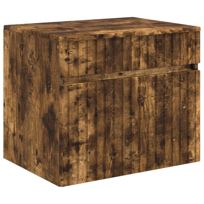 vidaXL Bathroom Cabinet Set 3 pcs Smoked Oak 49 x 44.5 x 66.5 cm 5