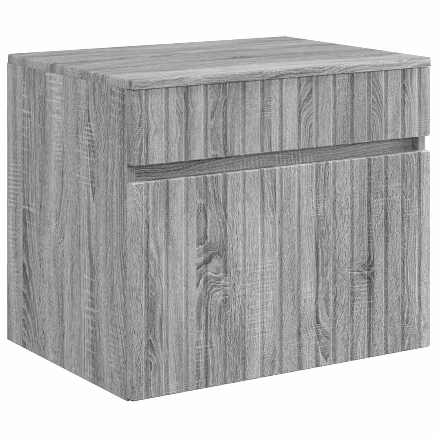 vidaXL Bathroom Cabinet Set 3 pcs Grey Sonoma 49 x 44.5 x 66.5 cm 5