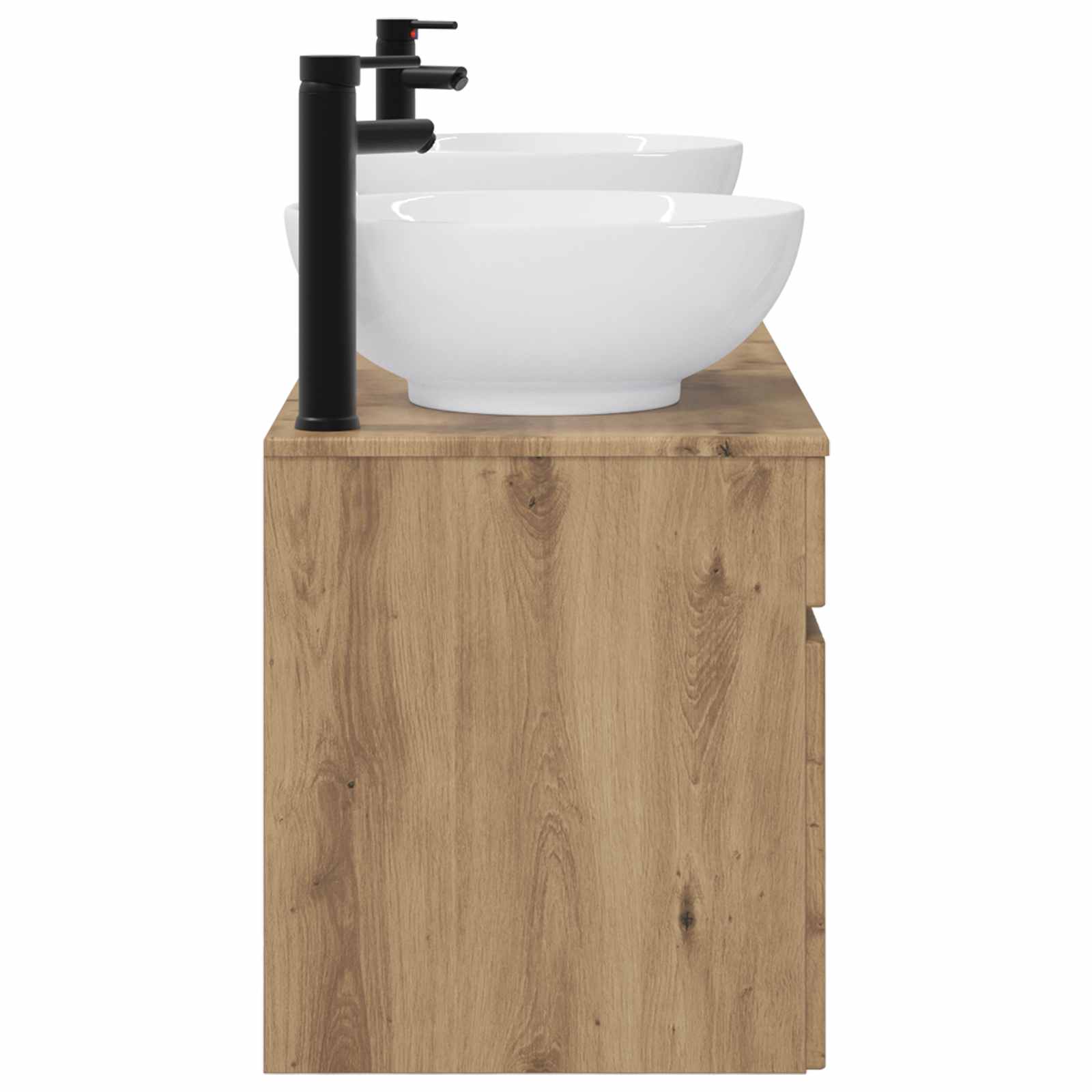 vidaXL Bathroom Cabinet Set 3 pcs Artisan Oak 49 x 44.5 x 66.5 cm 6