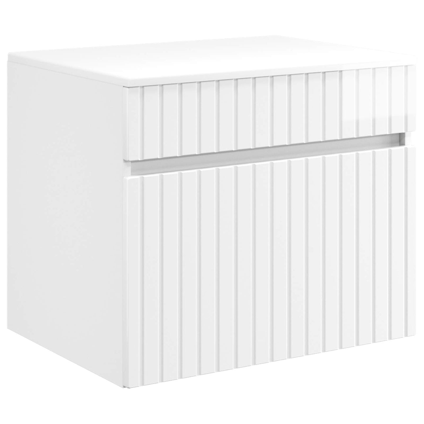 vidaXL Bathroom Cabinet Set 3 pcs High Gloss White 49 x 44.5 x 66 cm 5