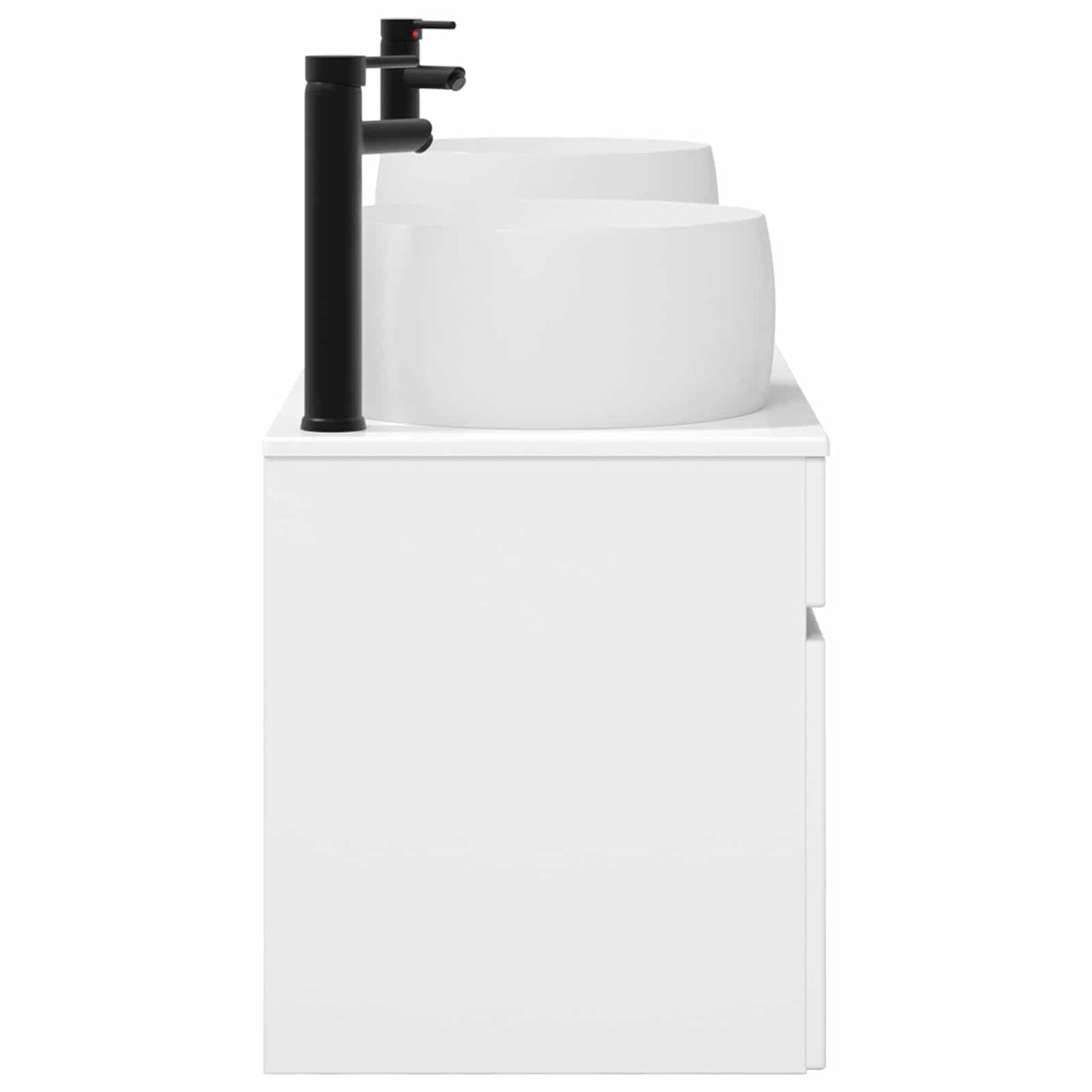 vidaXL Bathroom Cabinet Set 3 pcs High Gloss White 49 x 44.5 x 66 cm 6