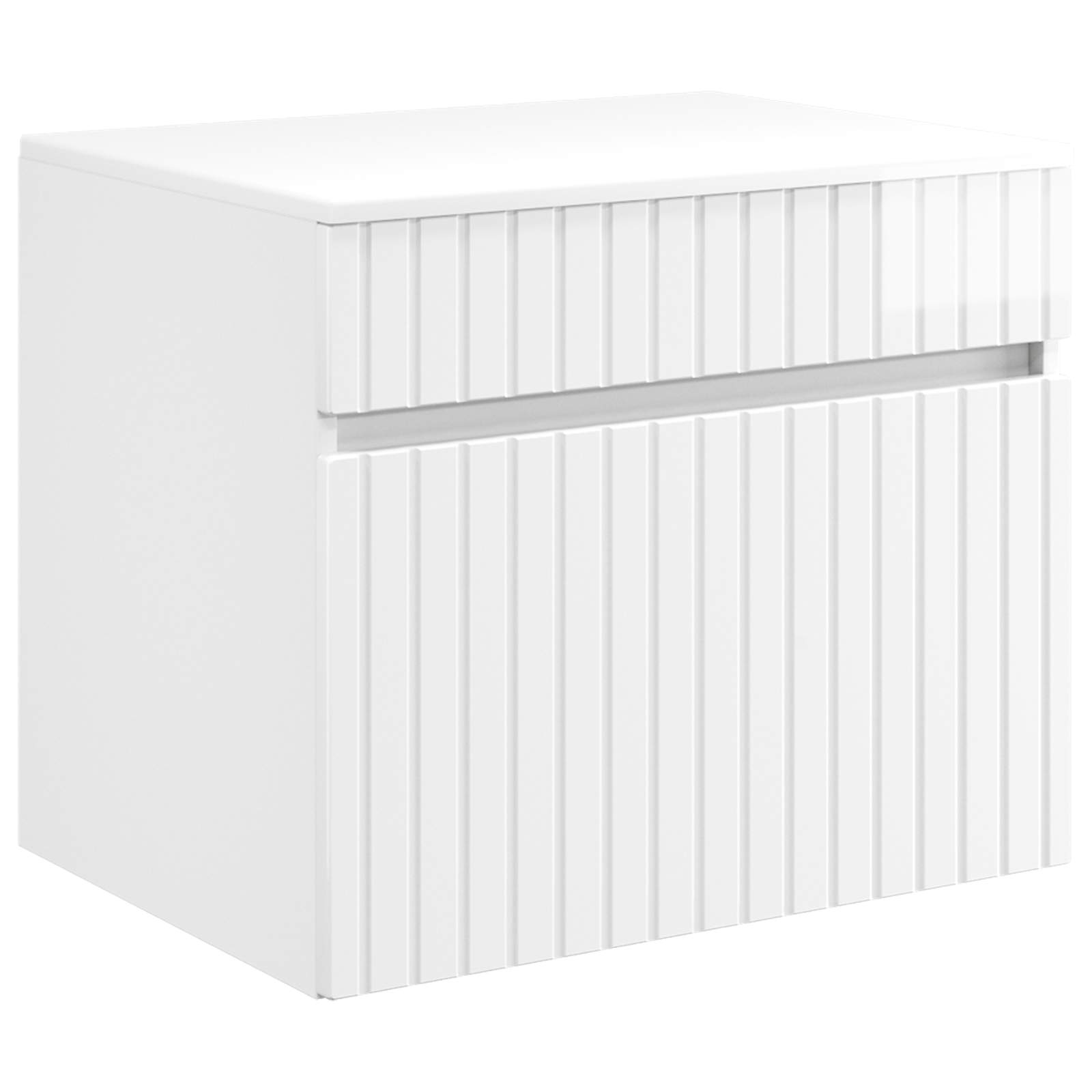 vidaXL Bathroom Cabinet Set 3 pcs High Gloss White 49 x 44.5 x 65.5 cm 5