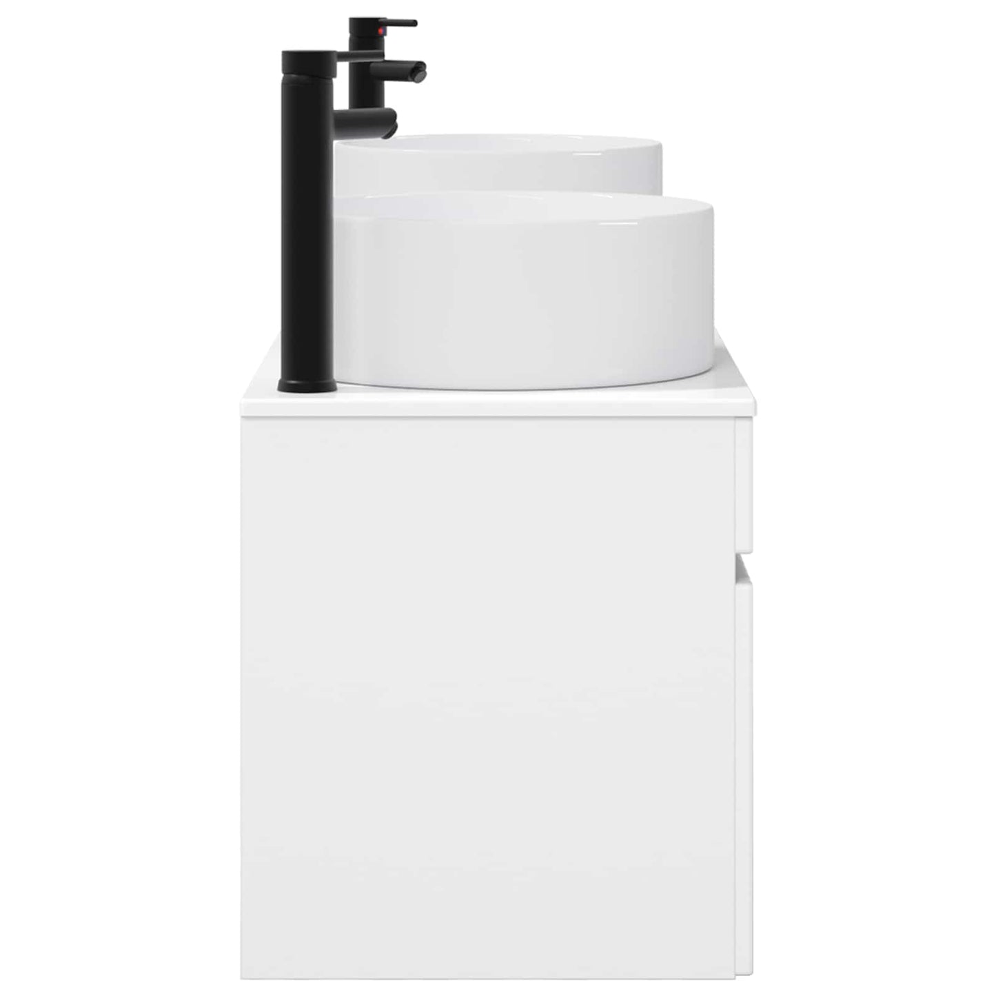 vidaXL Bathroom Cabinet Set 3 pcs High Gloss White 49 x 44.5 x 65.5 cm 6