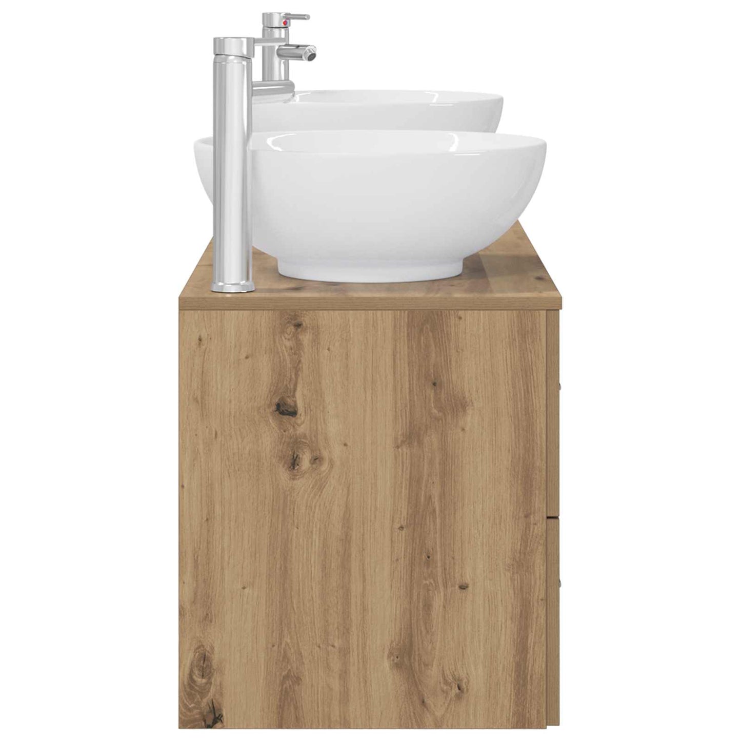 vidaXL Bathroom Furniture Set 3 pcs Artisan Oak 49.5 x 44.5 x 65 cm 6