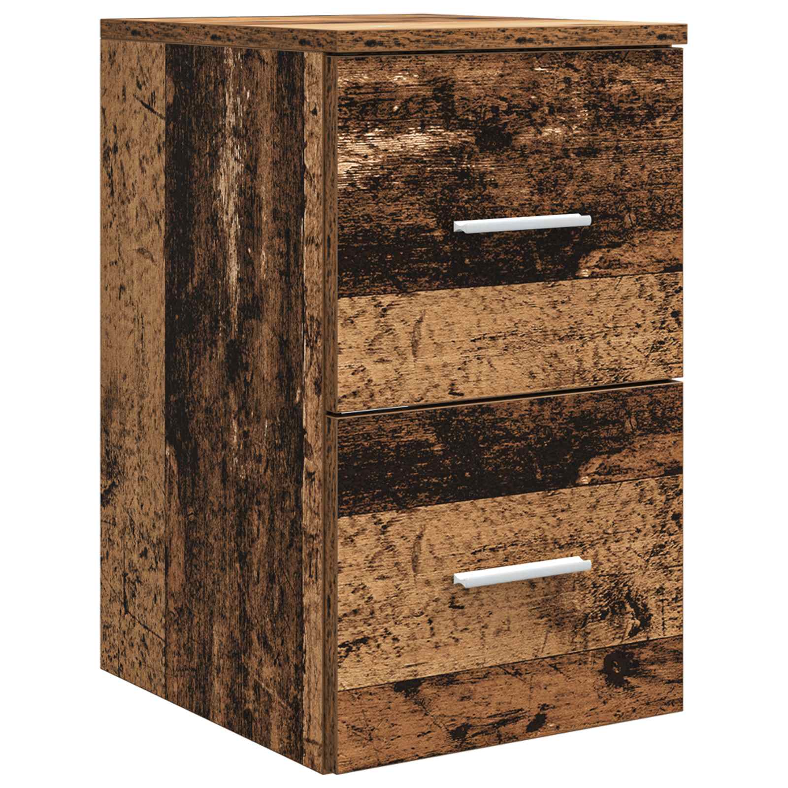 vidaXL Bathroom Furniture Set 3 pcs Old Wood 49.5 x 44.5 x 65 cm 5