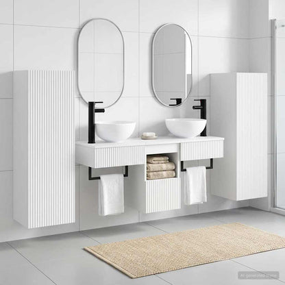 vidaXL Bathroom Cabinet Set 5 pcs 33 x 34.5 x 100 cm