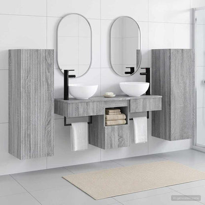 vidaXL Bathroom Cabinet Set 5 pcs 33 x 34.5 x 100 cm