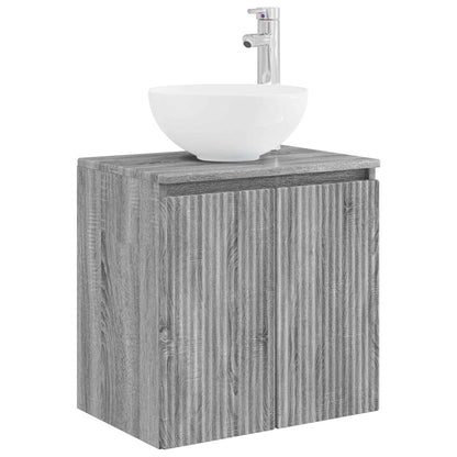 vidaXL Bathroom Furniture Set 5 pcs Grey Sonoma 33 x 34.5 x 100 cm 4