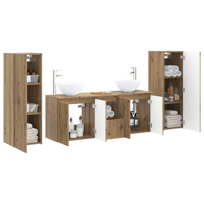 vidaXL Bathroom Furniture Set 5 pcs Artisan Oak 33 x 34.5 x 100 cm 3