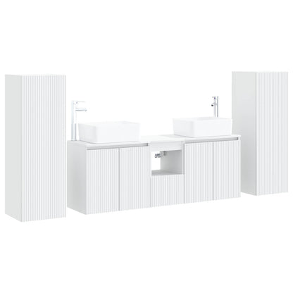 vidaXL Bathroom Furniture Set 5 pcs White 33 x 34.5 x 100 cm 2