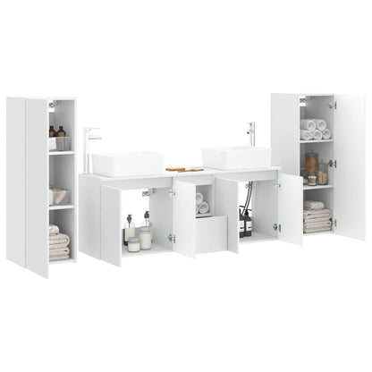 vidaXL Bathroom Furniture Set 5 pcs White 33 x 34.5 x 100 cm 3