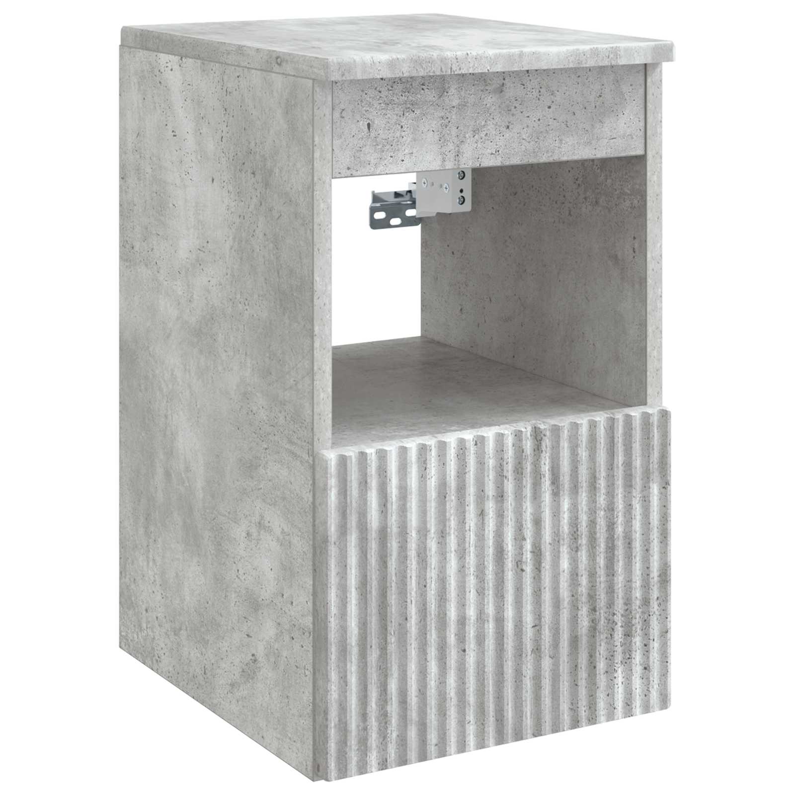 vidaXL Bathroom Furniture Set 5 pcs Concrete Grey 33 x 34.5 x 100 cm 5