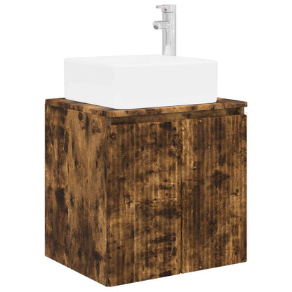vidaXL Bathroom Furniture Set 5 pcs Smoked Oak 33 x 34.5 x 100 cm 4