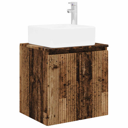 vidaXL Bathroom Furniture Set 5 pcs Old Wood 33 x 34.5 x 100 cm 4
