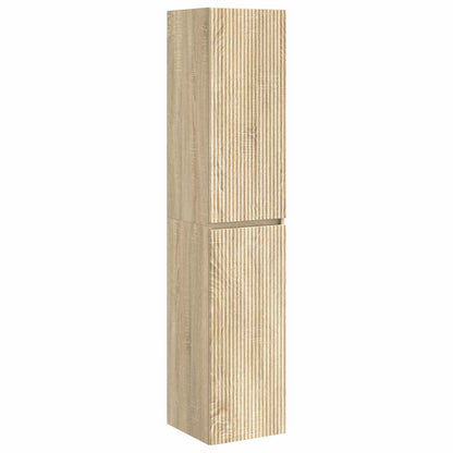 vidaXL Bathroom Furniture Set 5 pcs Sonoma Oak 33 x 34.5 x 160 cm 6