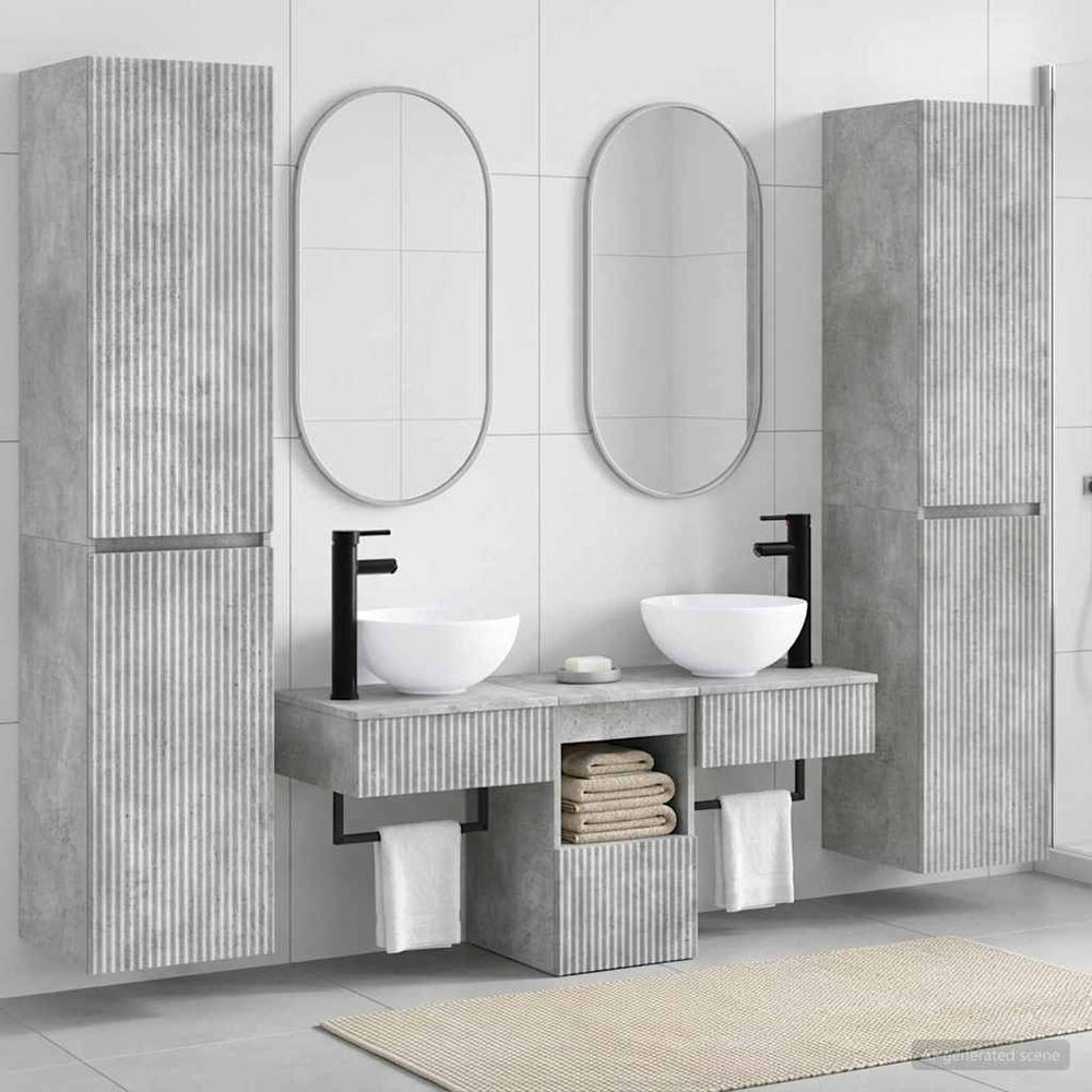 vidaXL Bathroom Cabinet Set 5 pcs 33 x 34.5 x 160 cm