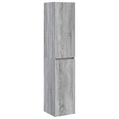vidaXL Bathroom Furniture Set 5 pcs Grey Sonoma 33 x 34.5 x 160 cm 6