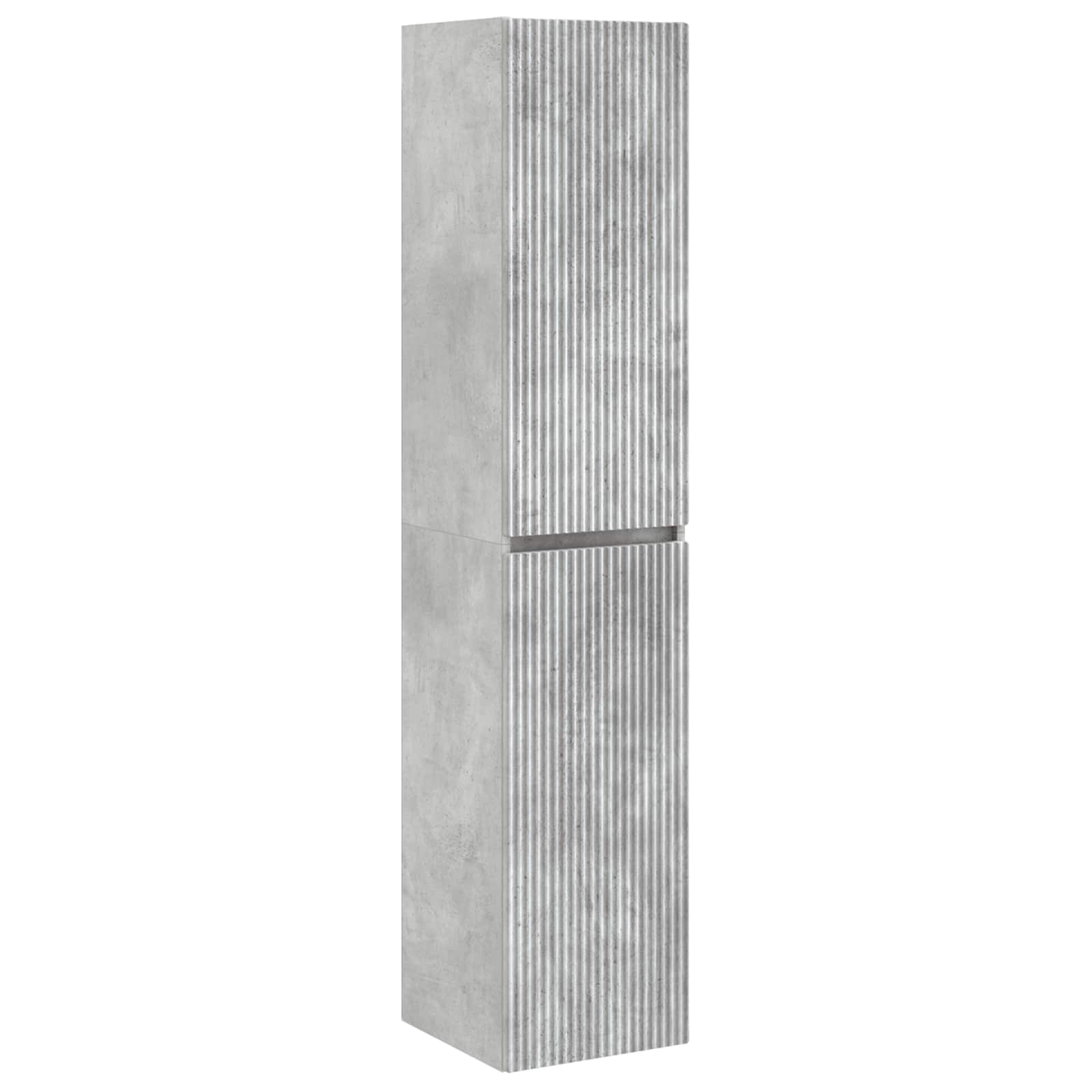 vidaXL Bathroom Furniture Set 5 pcs Concrete Grey 33 x 34.5 x 160 cm 6