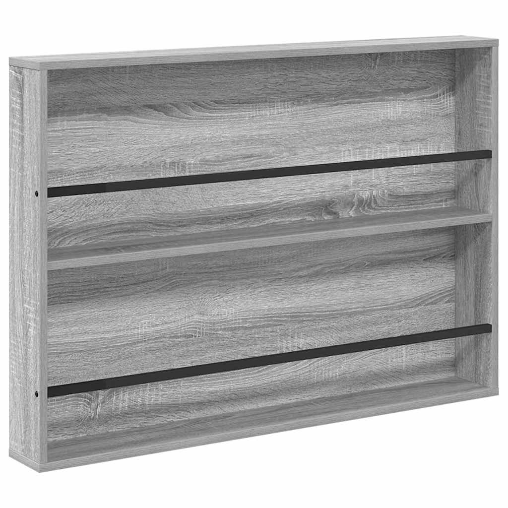 Magazine Rack Engineered Wood 2 pcs Grey sonoma
