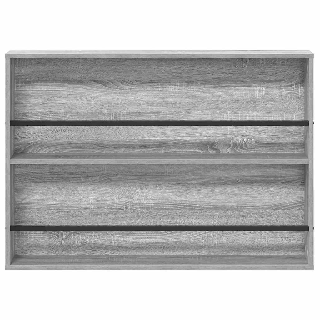Magazine Rack Engineered Wood 2 pcs Grey sonoma