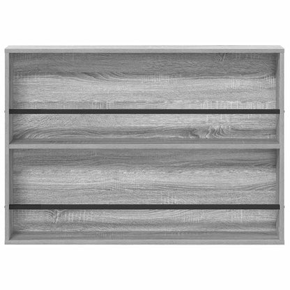 Magazine Rack Engineered Wood 2 pcs Grey sonoma