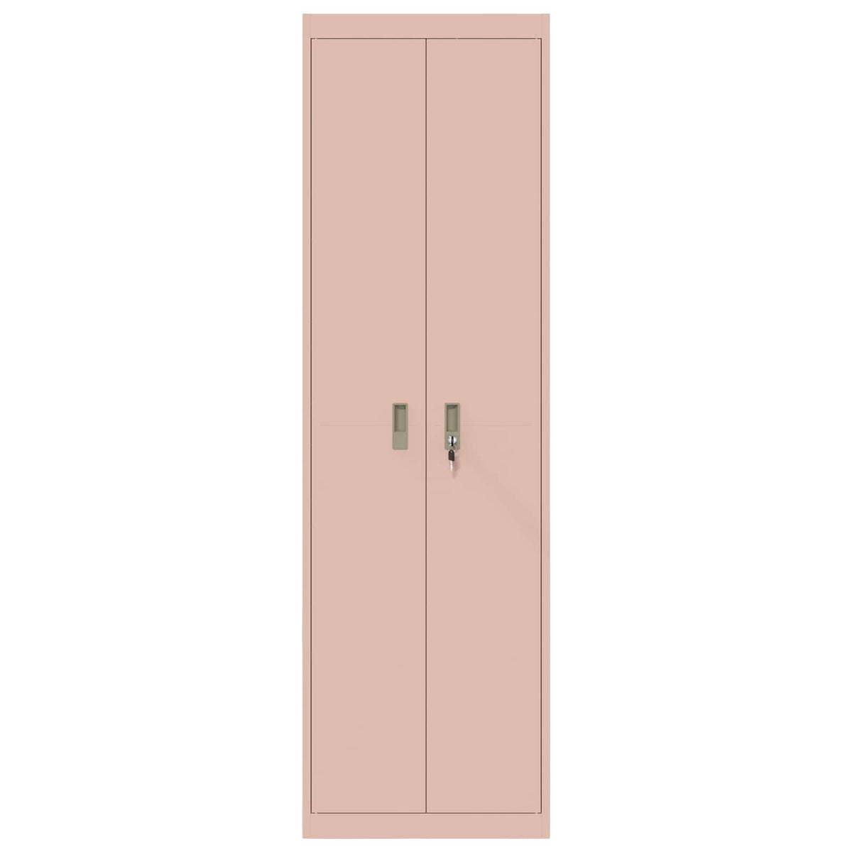 Storage Cabinet Steel Width 60 cm Pink 200 cm