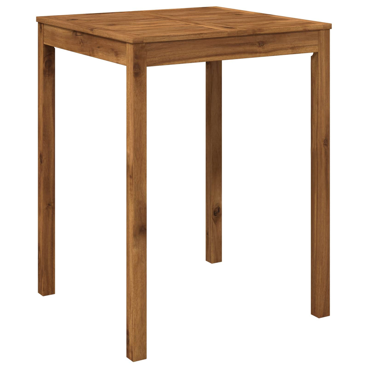 Garden Bar Table Solid Acacia Wood Natural 80 cm 80.5 cm