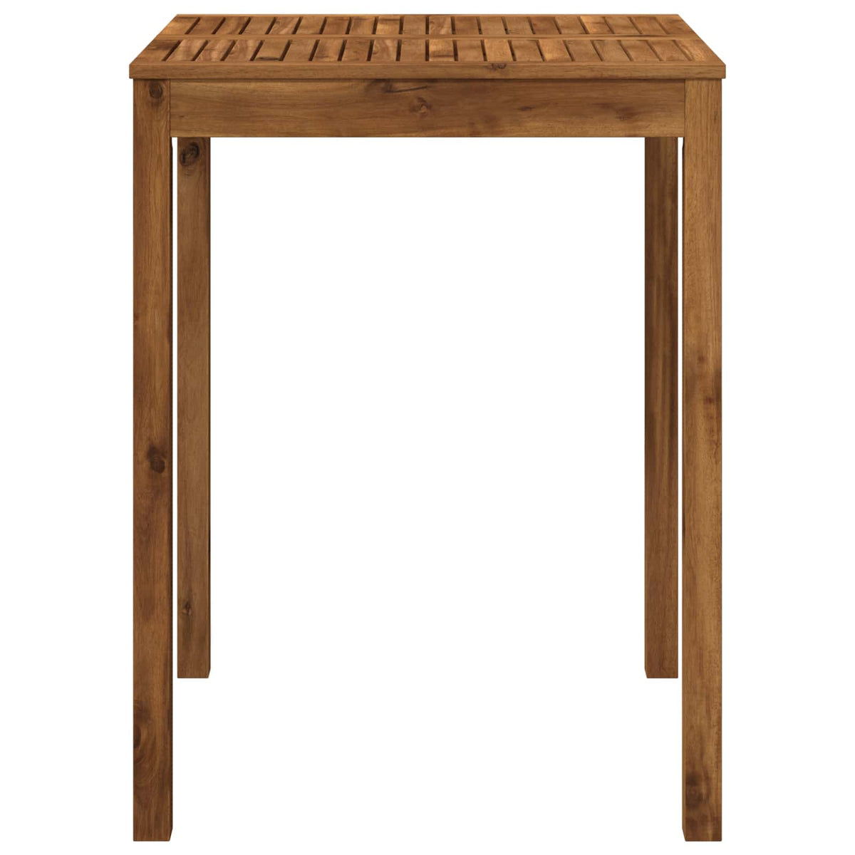 Garden Bar Table Solid Acacia Wood Natural 80 cm 80.5 cm