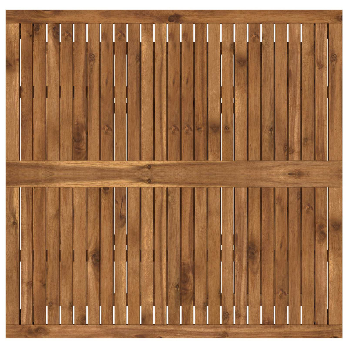vidaXL Coffee Table Natural 100.5 x 98 x 45 cm Solid Acacia Wood 4