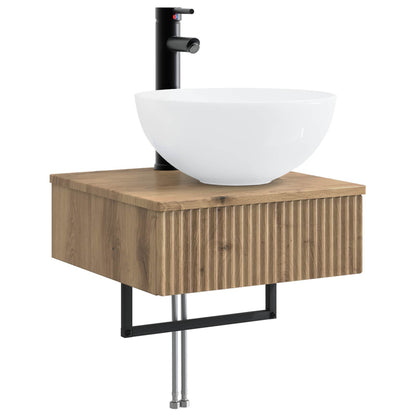 vidaXL Bathroom Cabinet Set 5 pcs Artisan Oak Engineered Wood 5