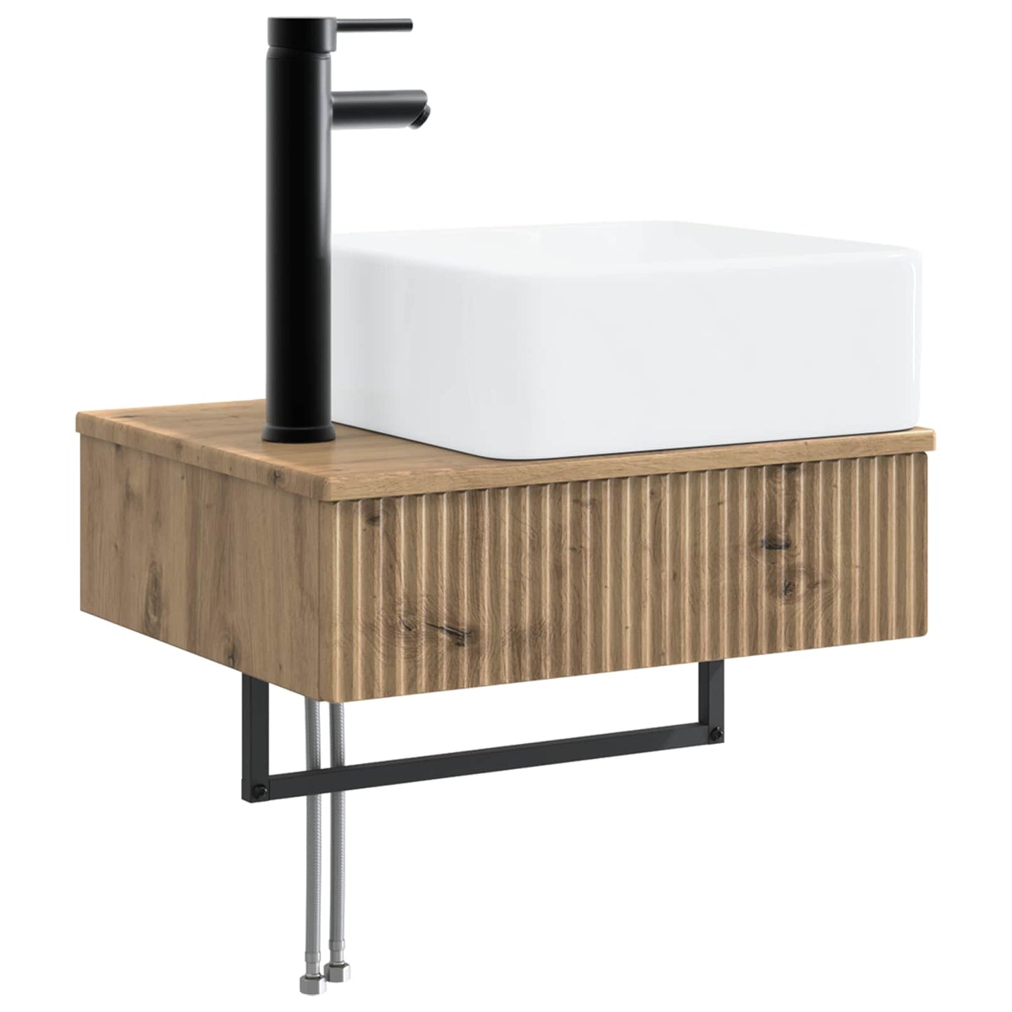 vidaXL Bathroom Cabinet Set 5 pcs Artisan Oak Engineered Wood 5