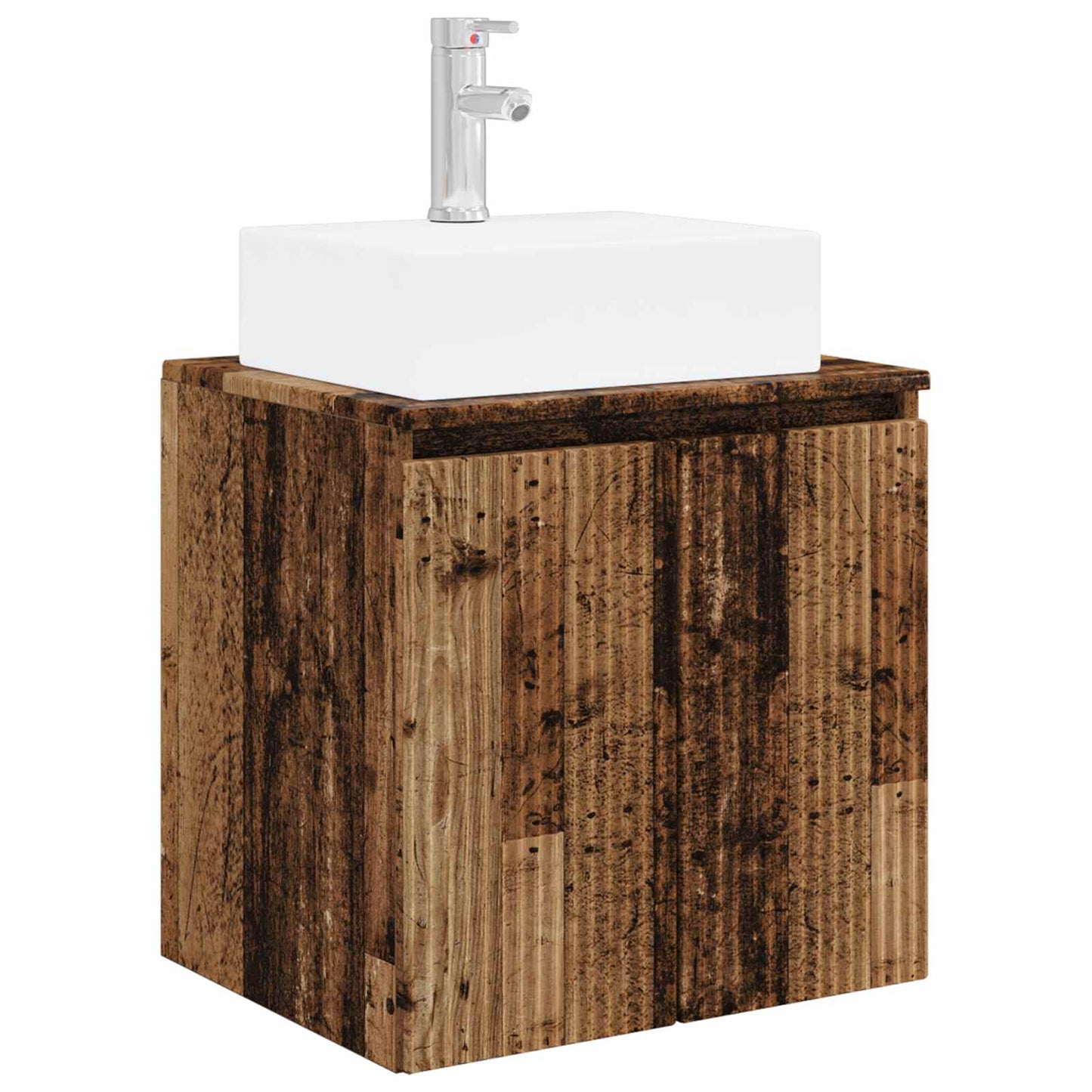 vidaXL Bathroom Cabinet Set 5 pcs Old Wood Engineered Wood 5