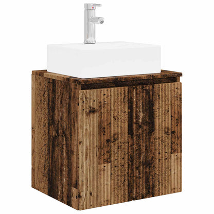 vidaXL Bathroom Cabinet Set 5 pcs Old Wood Engineered Wood 5