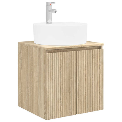 vidaXL Bathroom Cabinet Set 5 pcs Sonoma Oak Engineered Wood 5