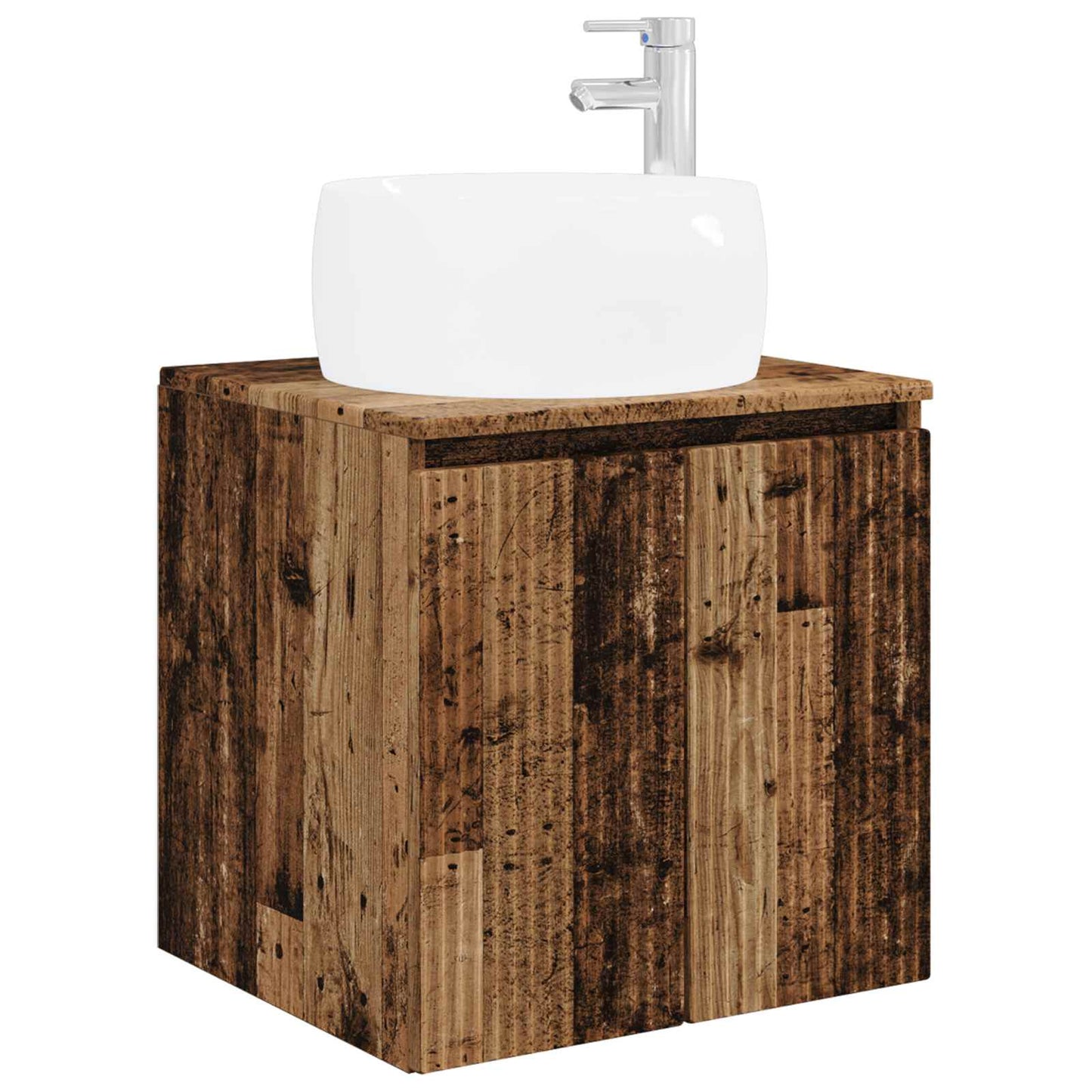 vidaXL Bathroom Cabinet Set 5 pcs Old Wood Engineered Wood 5