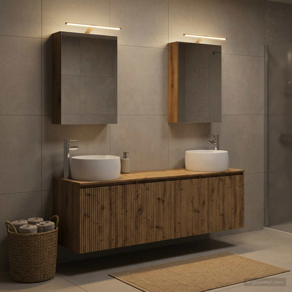 vidaXL Bathroom Cabinet Set 5 pcs 50 x 14.5 x 70 cm